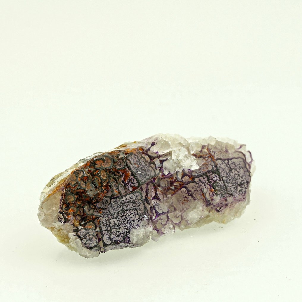 QR-kode fluorit Krystaller - Høyde: 7.5 cm - Bredde: 2.9 cm- 65 g #2.1