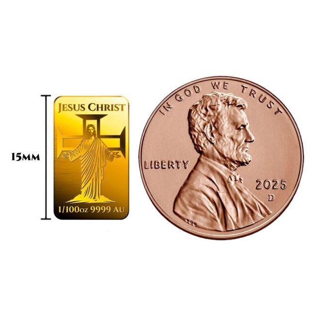 2 x 1/100 Troy Ounce - 金 .999 - Scottsdale - 耶稣基督酒吧 #3.2