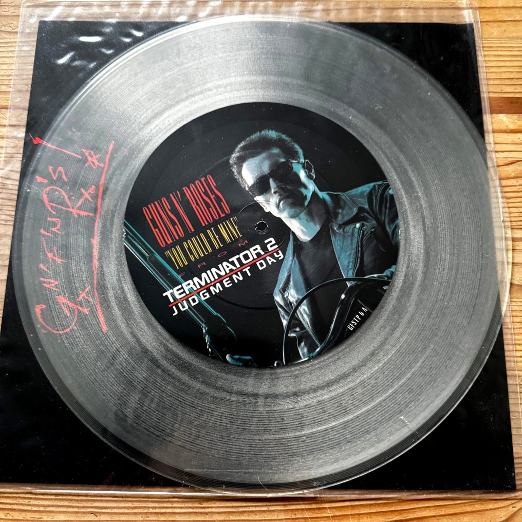 Guns N’ Roses - You Could Be Mine [Clear Vinyl Terminator 2 pressing] - LP - 1st Stereo pressing, Coloured vinyl - 1991 #1.0
