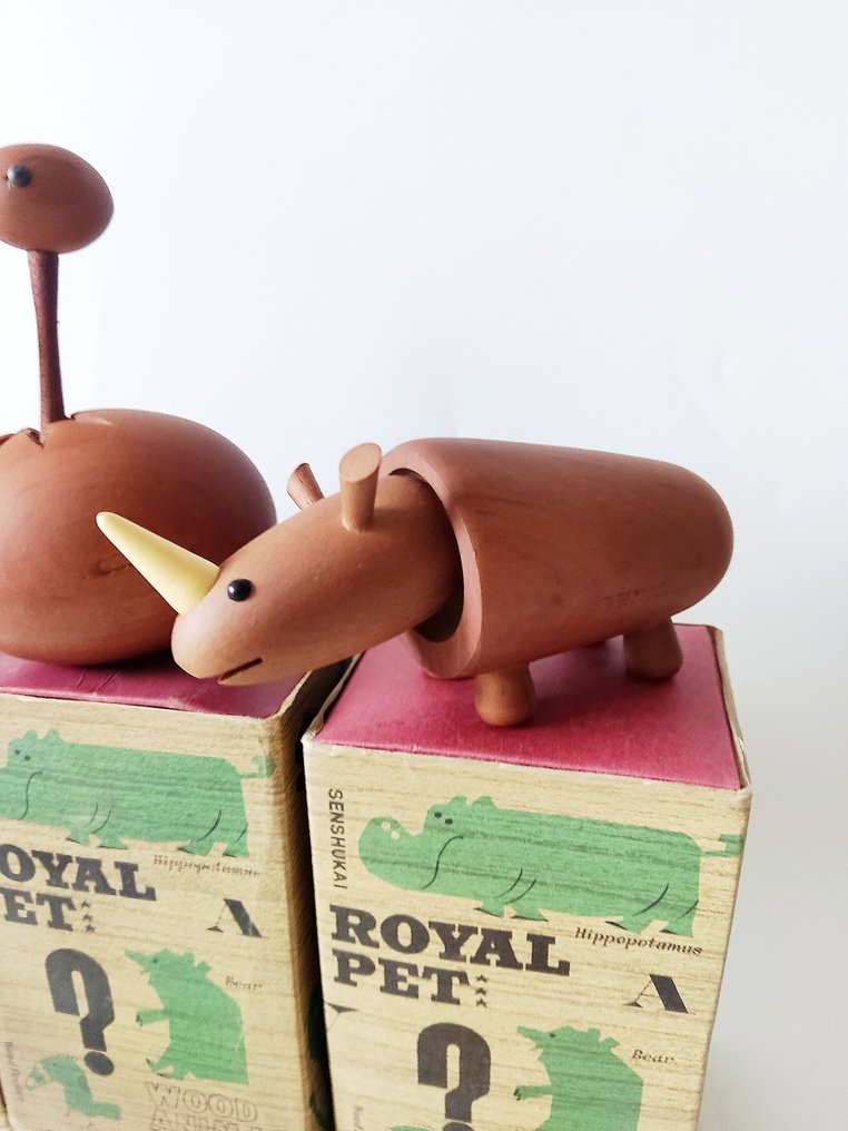 千趣会 Senshukai Royal pet Vintage Wooden Animals  - Doll 千趣会 Senshukai Royal pet Vintage Wooden Animals - Japan #2.1