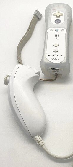 Nintendo - Wii - White + microphones - Video game console + games #2.1