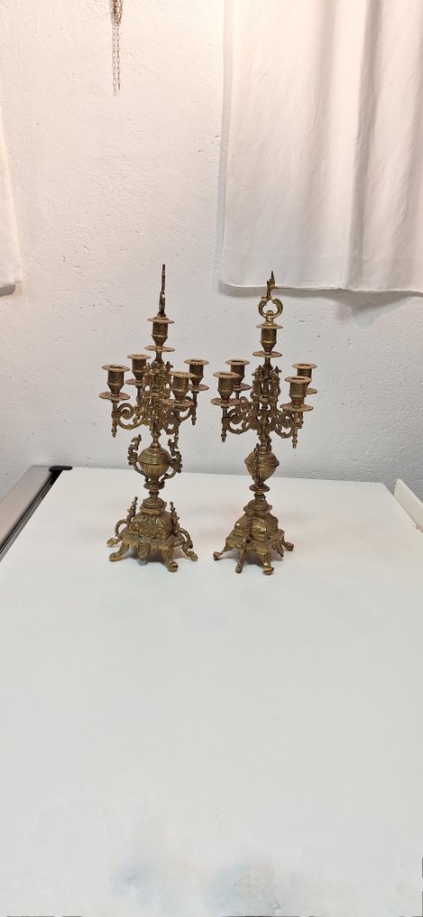 Candelero (2) - Bronce - Candelabros de bronce #1.0