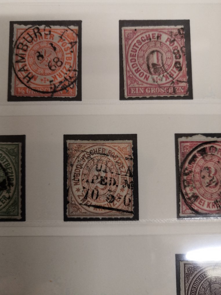 Noord-Duits Postgebied 1868/1870 - Netjes bijna volledige collectie #1.0