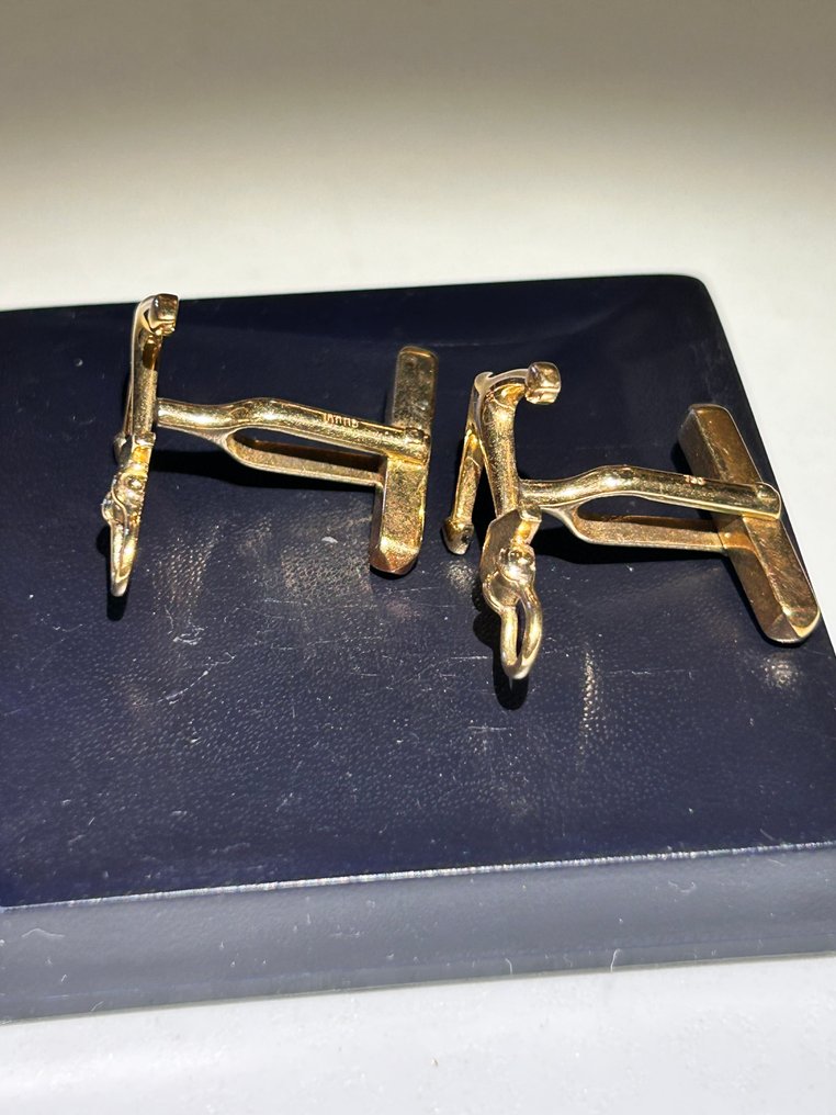 Manchetknapper - 18 kraat Gulguld - 750 #4.3