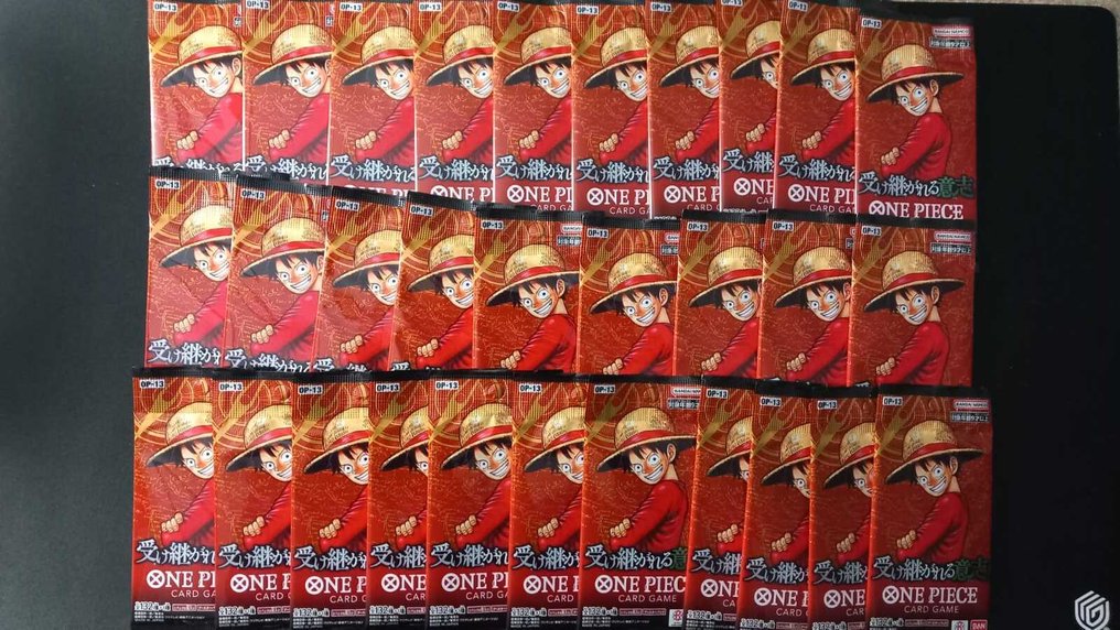 Bandai - 30 Booster box - One Piece - Bandai 30 Booster Pack - One Piece - One Piece Card Game OP-13 JAP #1.0