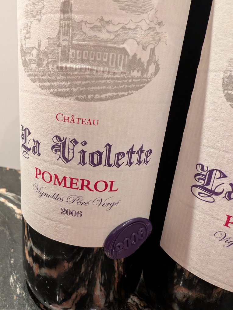 2006 , 2007, 2009, 2011, 2012, 2013 Chateau La Violette - Πομερόλ - 6 Bottles (0.75L) #1.0