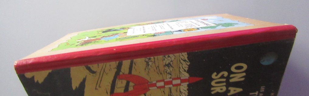 Tintin T17 - On a marché sur la lune (B11) - C - 1 Album - Πρώτη έκδοση - 1954 #2.1