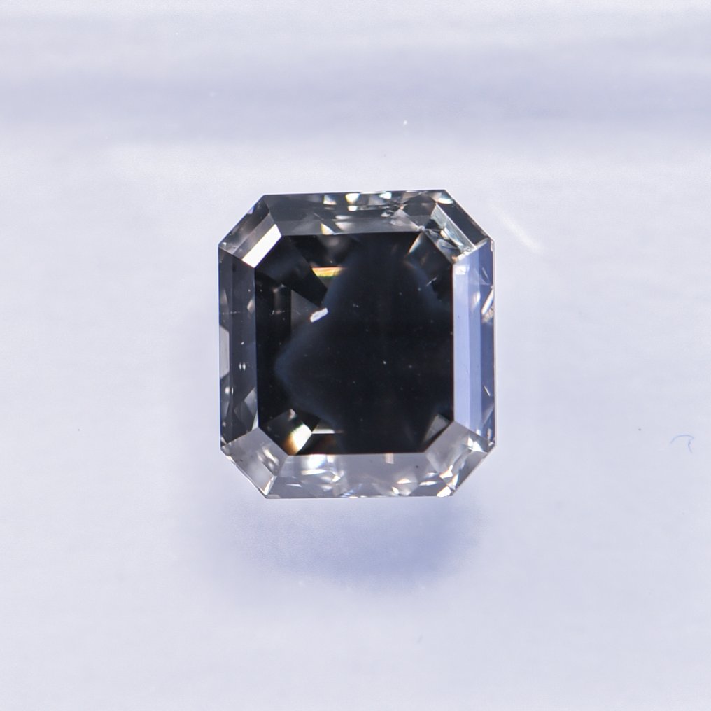 没有保留价 - 1 pcs 钻石  (天然色彩的)  - 1.18 ct - 祖母绿 - Fancy dark 稍帶綠色的 灰色 - I1 内含一级 - 国际宝石研究院（IGI） - VG #2.1