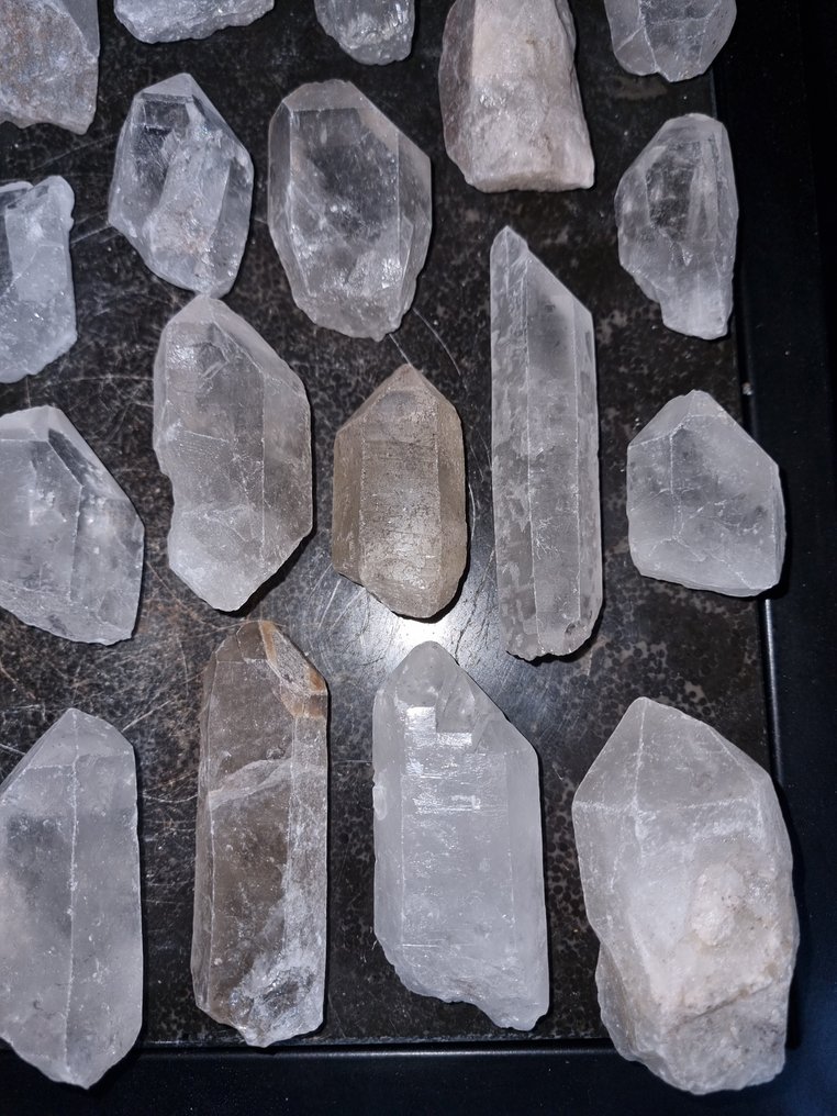 Συλλογή με πλήρως φυσικούς κρυστάλλους bergkristal, 9 - 4,2 εκ.- 1990 g #3.2