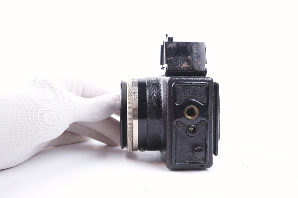 Ernemann Ermanox 4.5x6 cm — Objectif Mythique Ernostar 8,5cm f/1.8 — Numéros Concordants (1924/25) - Etui en Analóg fényképezőgép #3.2
