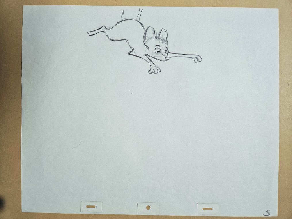 Walt Disney Studios - 3 Dessins d'animation originaux - The Fox and the Hound - 1981 #2.1