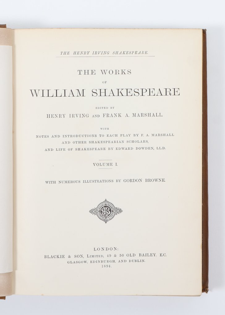 Shakespeare - The Illustrated Henry Irving Shakespeare - 1894 #3.2
