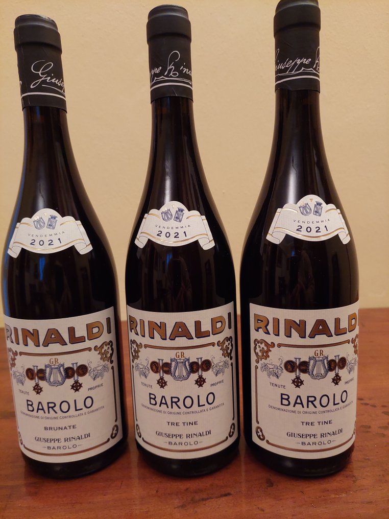 2021 Giuseppe Rinaldi, Tre Tine - 巴羅洛 - 3 瓶 (0.75L) #1.0