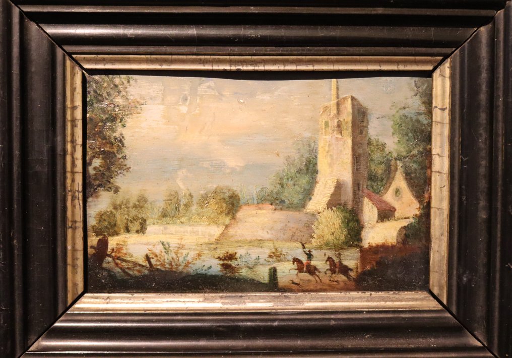 Vlaamse School (XVII) - Landschap met ruiters #2.1