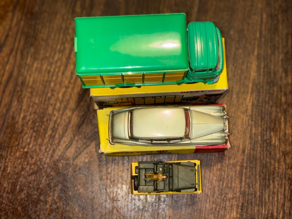 Dinky Toys - Model car  (3) - Dinky Toys 577 Berliet Viehwagen, 198 Rolls Royce Phantom V e 816 Jeep Hotchkiss Willys con - Dinky #3.2