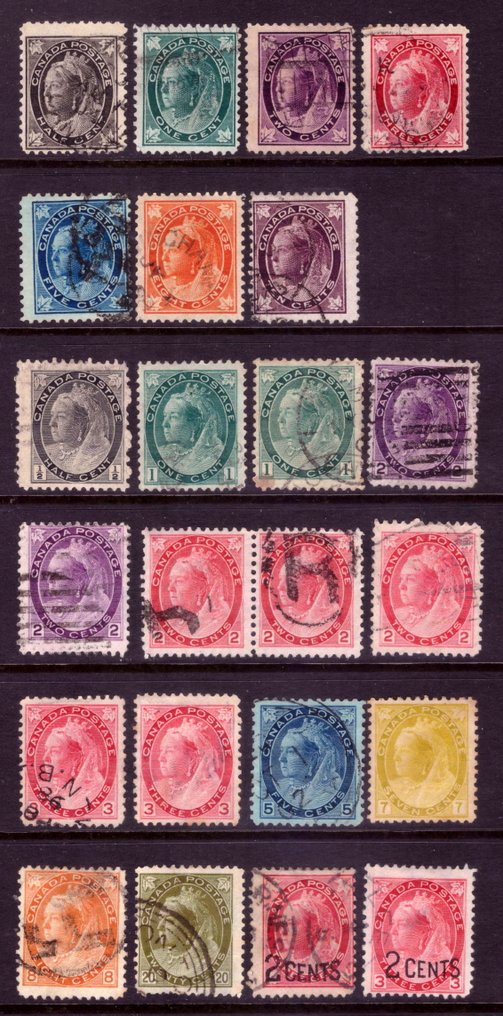 加拿大 1898/1902 - 维多利亚女王集 - Stanley Gibbons #1.0