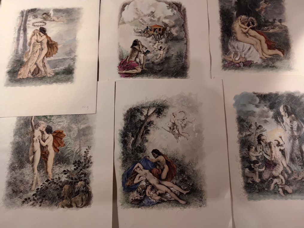 Paul Emile Becat (1885-1960) - Les Baisers #1.0