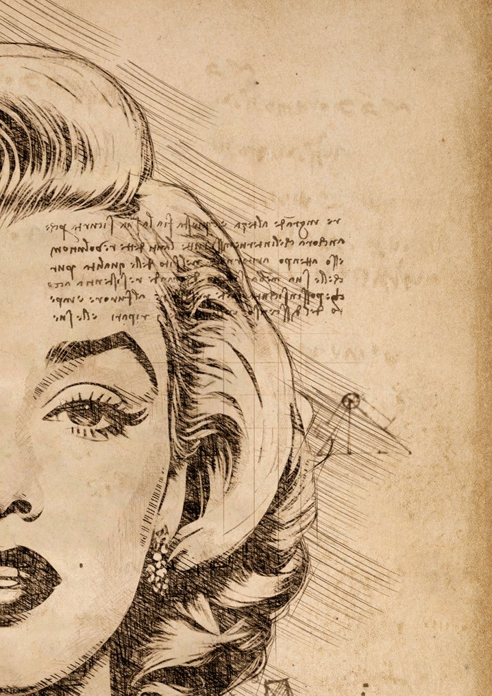 Boriani - Marilyn Monroe, Da Vinci Series - limited edition 1/20 #2.1