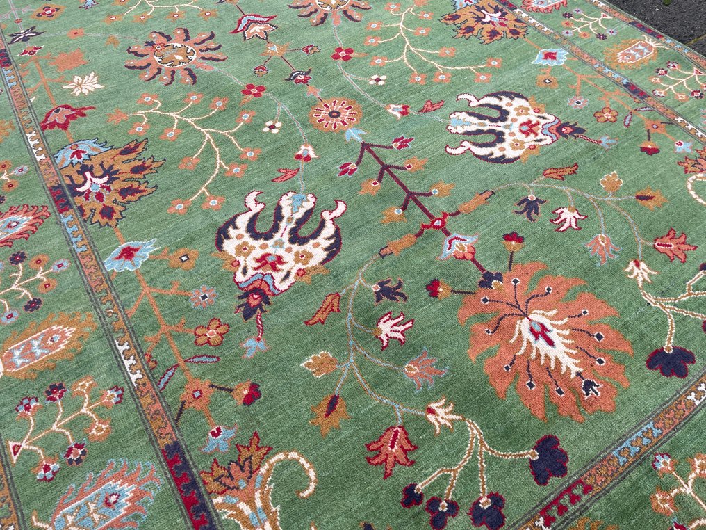 Afghansk design teppe - nytt - uåpnet - håndknyttet - ull - nytt - Teppe - 283 cm - 198 cm #4.3