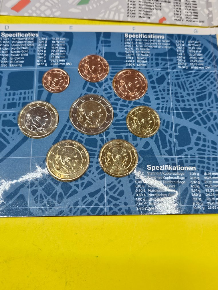 比利時. FDC setje 2019 + 2020  (沒有保留價) #4.3