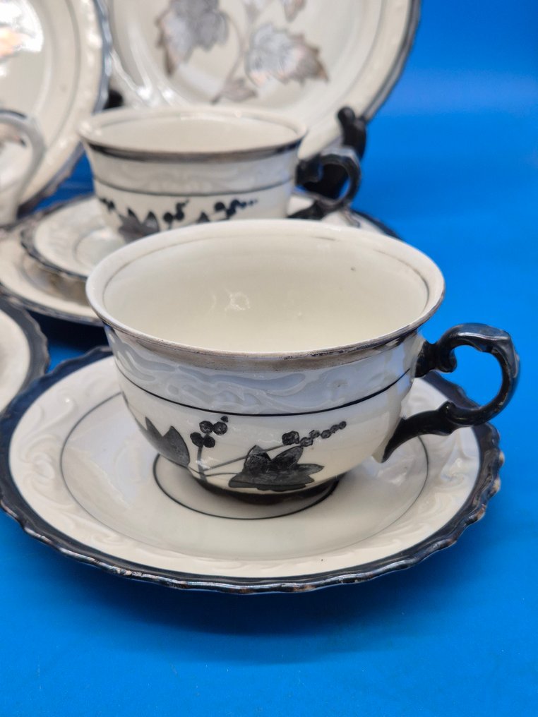 RW Bavaria – Handgemaltes Porzellan-Kaffeeservice mit floralem Dekor - 咖啡套装 - 瓷 #4.3