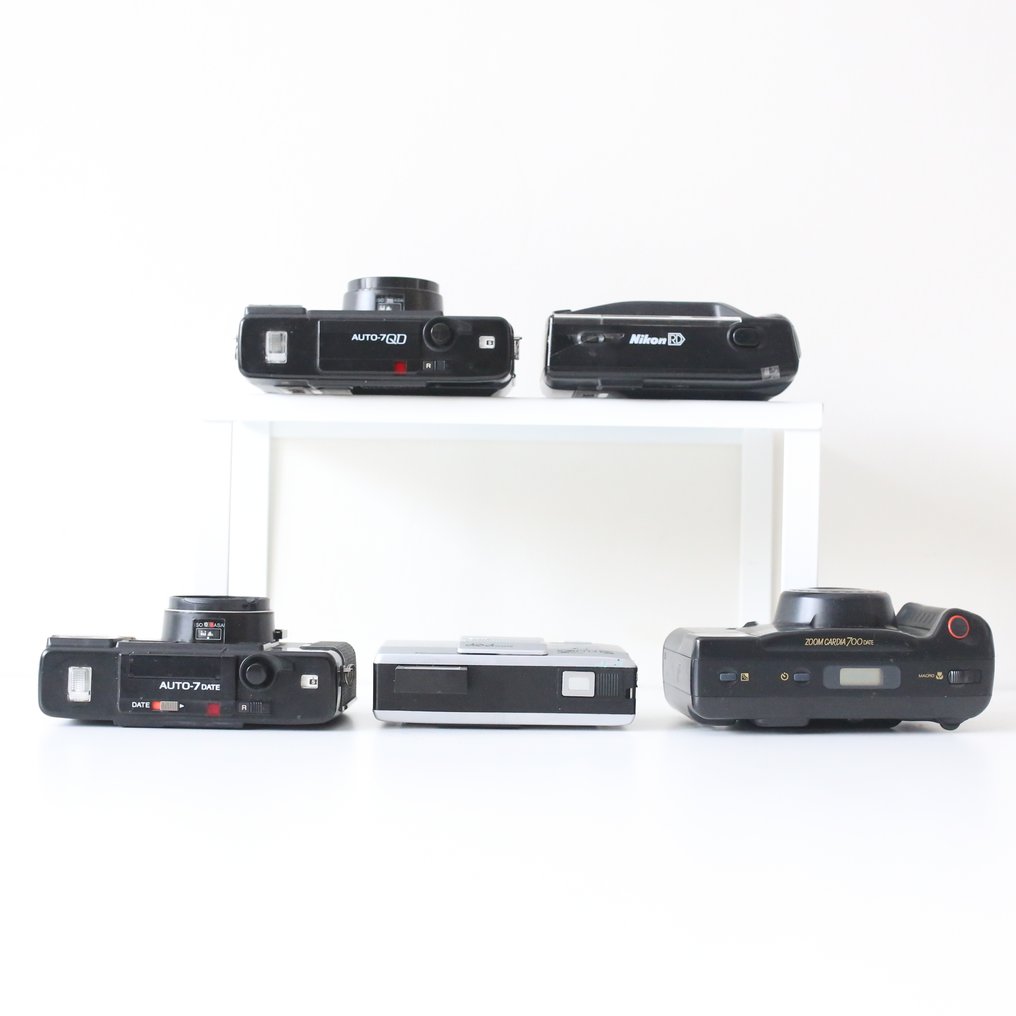 Fujica, Nikon, Fuji Auto 7 QD / RD / FAuto 7 / Pocket Auto Pop / Zoom Cardia 700 | Analogue compact camera #2.1