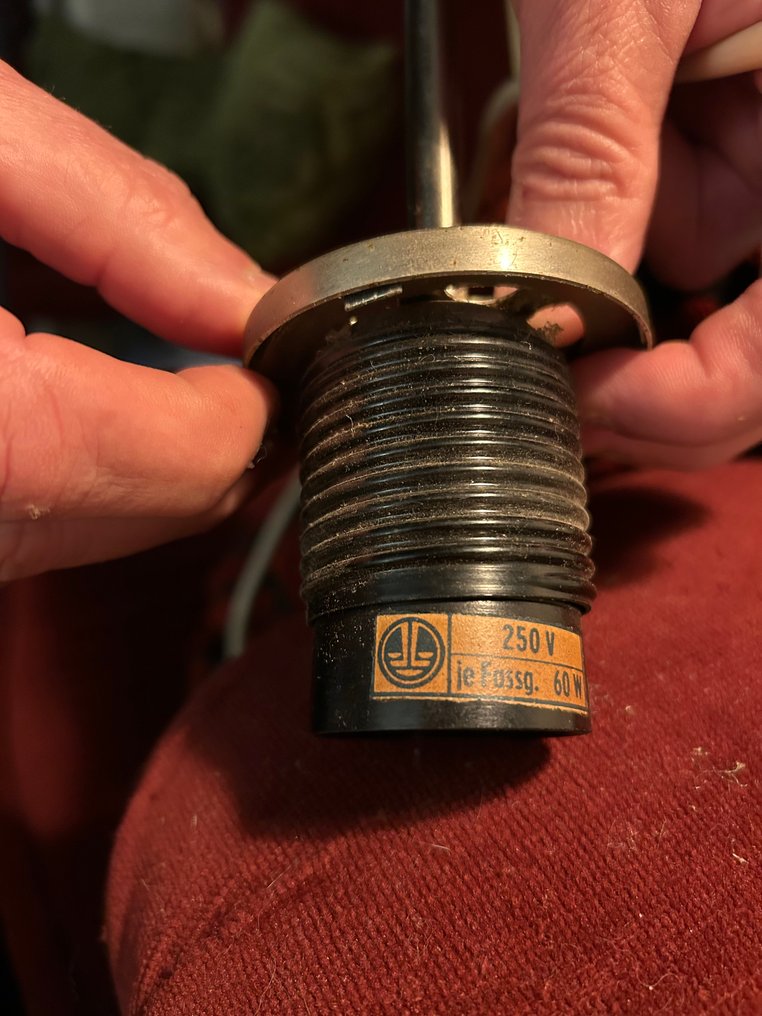 VEB Leuchtenbau Lengeveld (DDR) - Ceiling lamp - Glass - Space Age Bol #4.3