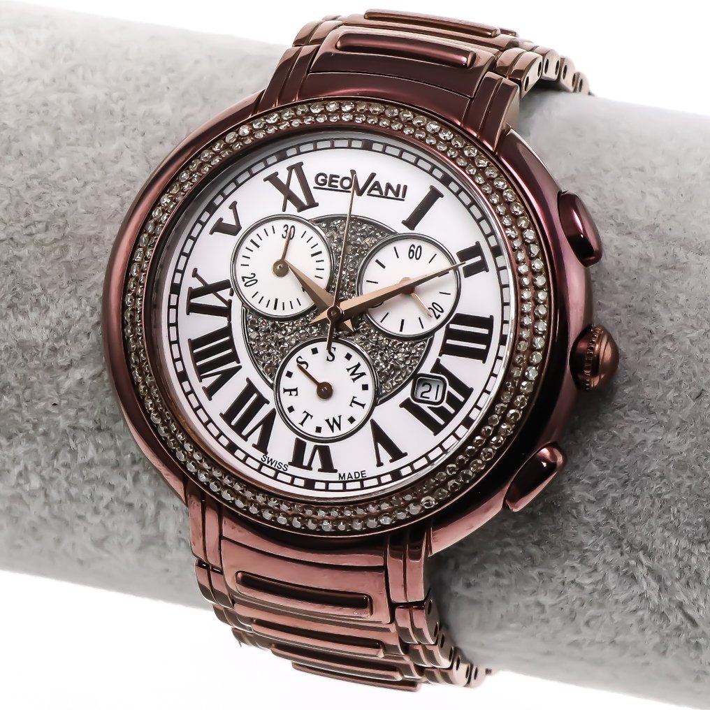 GEOVANI - Diamond Swiss Watch - GOC503-CC-D-1 - Nincs minimálár - Férfi - 2010-2020 #2.1