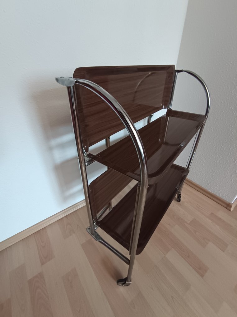 Serveringsvogn - Dinett - klapbare serveringsvogne - Gerlinol (træ), Stål #1.0