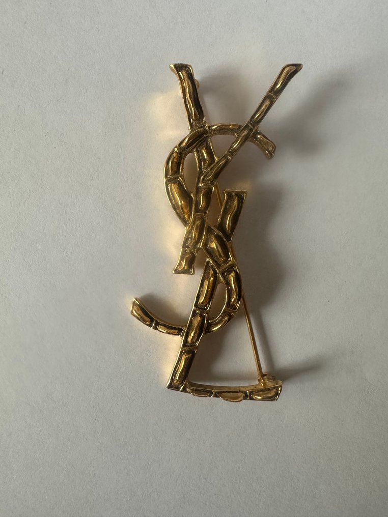 Yves Saint Laurent - Vergoldet - Brosche #1.0