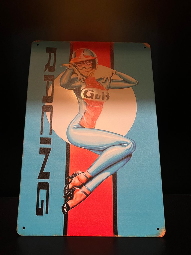 Διαφημιστική Εκπαίδευση Pin Up Gulf - Πινακίδα - Σίδερο #1.0