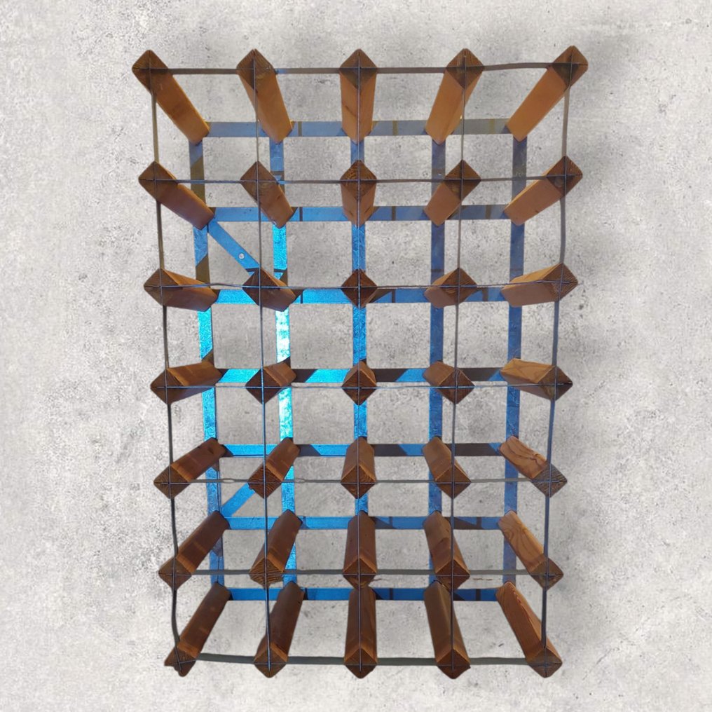 Ράφι κρασιού - Χάλυβας, Ξύλο - RTA Μοντέρνο Vintage ραφιέρα κρασιού #2.1