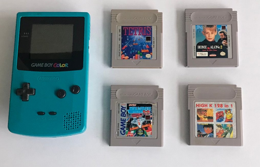Nintendo - Gameboy Color - Κονσόλα βιντεοπαιχνιδιών + παιχνίδια #1.0