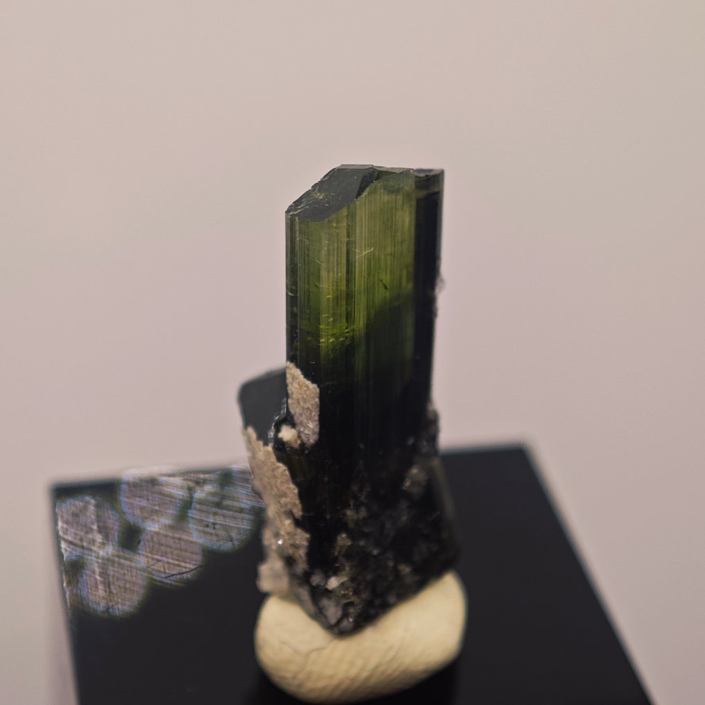 16,15 ct TOP Stak Nala Grünkappen Turmalin Ejemplar- 3.23 g #1.0