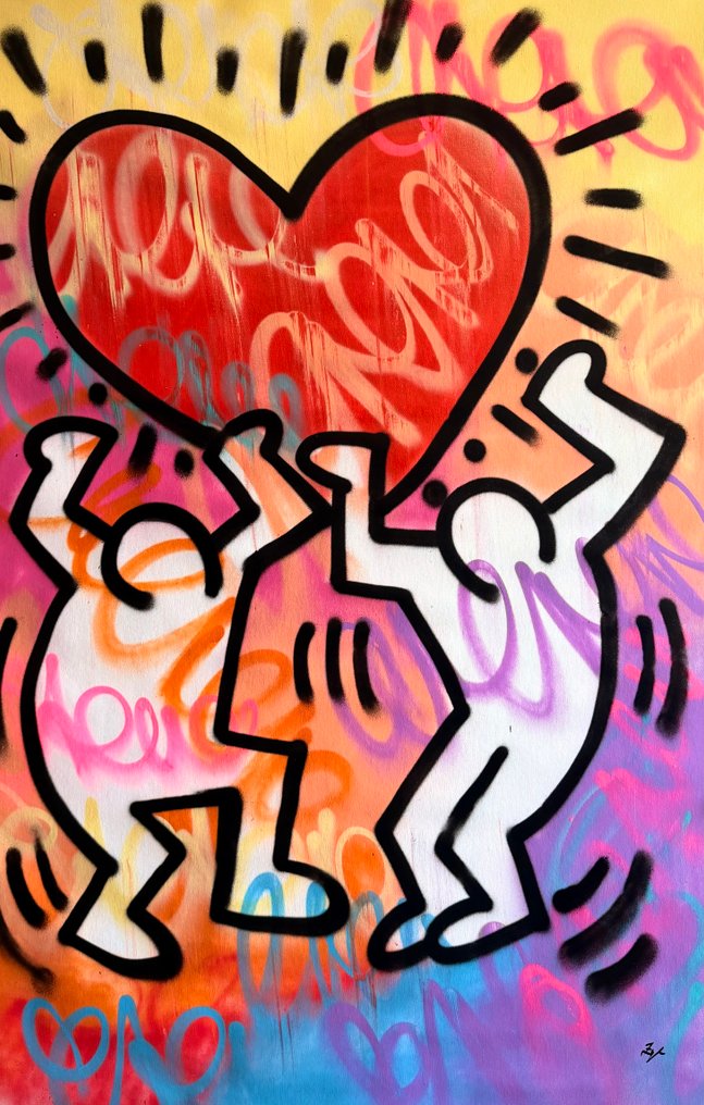 Gunnar Zyl - Heart / Keith Haring & Zyl XXL #3.2