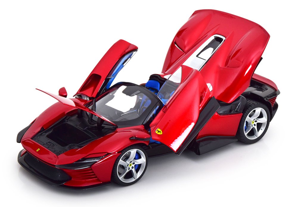 Bburago Signature Serie 1:18 - Model sports car - Ferrari Daytona SP3 - HQ diecast model with four openings #3.2