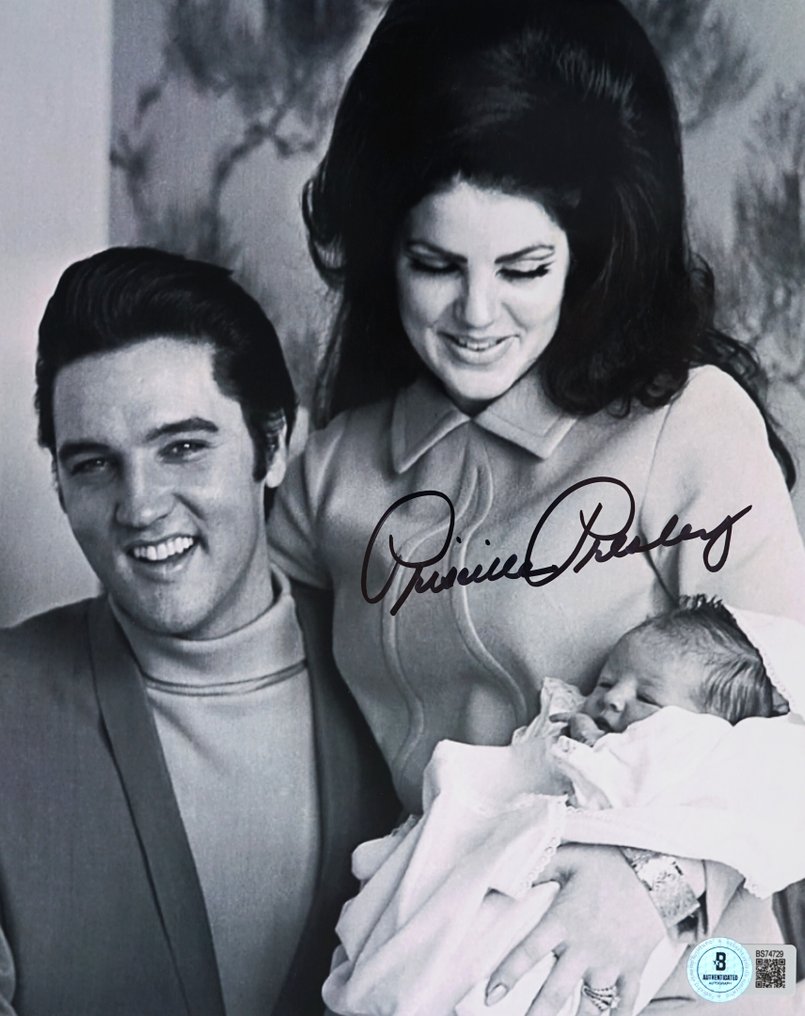 Elvis Presley Wife "Priscilla Presley" - Αυθεντικό υπογεγραμμένο, Φωτογραφία με πιστοποιητικό αυθεντικότητας Beckett. #3.2