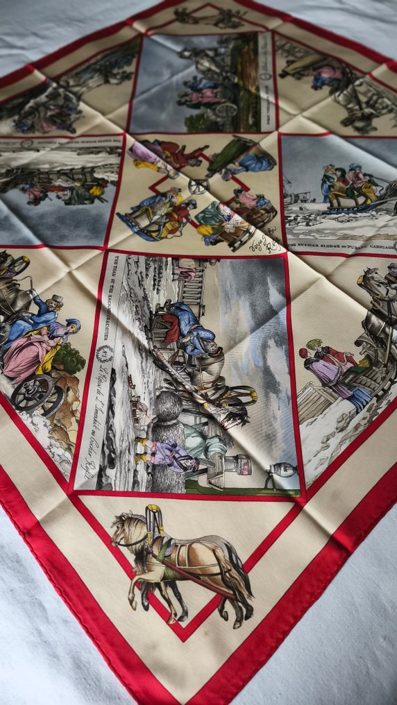 Hermès - VOYAGE EN RUSSIE by Loïc Dubigeon, rare et recherché - Könnyű selyem #4.3