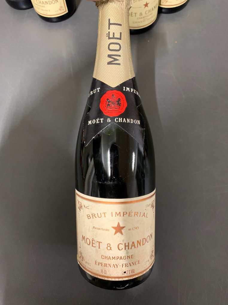 Moët & Chandon, Brut Impérial ('80s to '90s) - 香槟地 - 6 Bottles (0.75L) #2.1