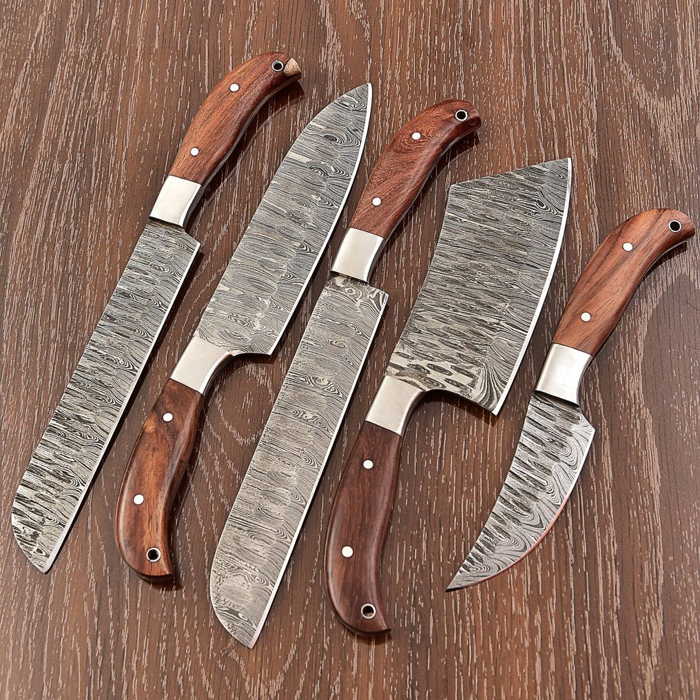 Μαχαίρι κουζίνας - Chef's knife - Διπλωμένο ατσάλι, ξύλο - Βόρεια Αμερική #3.2