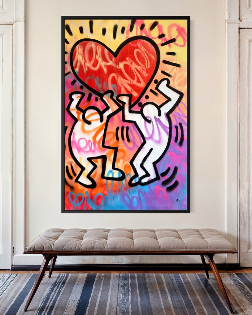 Gunnar Zyl - Heart / Keith Haring & Zyl XXL #1.0