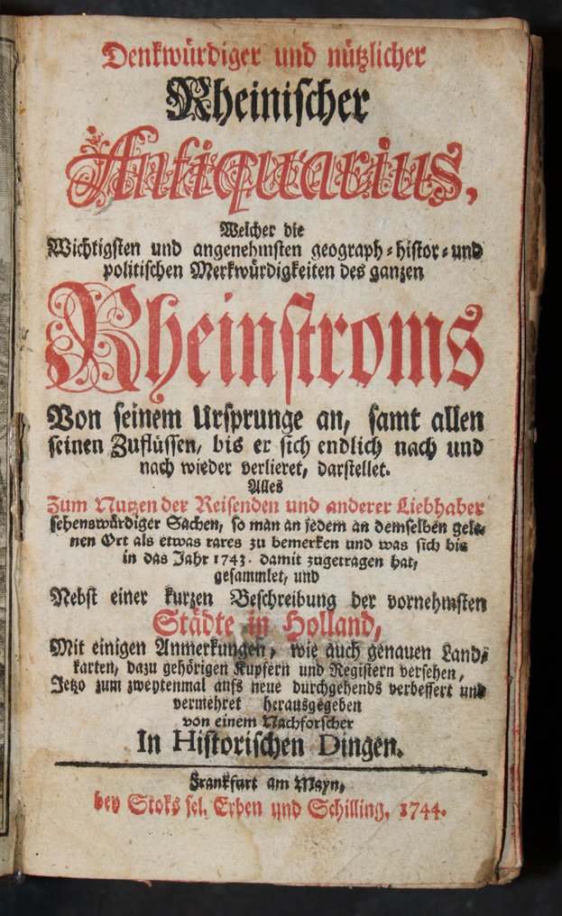 J.H.Dielhelm - Denkwürdiger und nützlicher Rheinischer Antiquarius Welcher die Wichtigsten und angenehmsten - 1744 #2.1