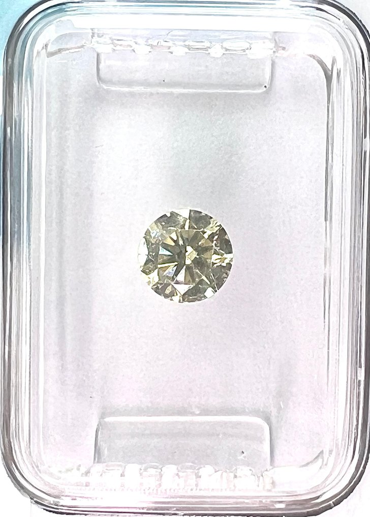 沒有保留價 - 1 pcs 鑽石 (天然) - 0.50 ct - 圓形 - I1 - 國際寶石學院(International Gemological Institute (IGI)) - S - T #1.0