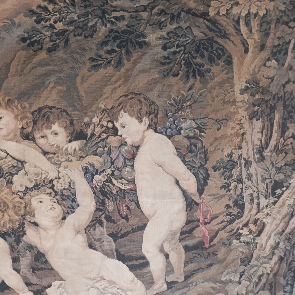 'Ghirlanda di frutti' after Rubens - Tapestry - 140 cm - 90 cm - Flemish style #2.1