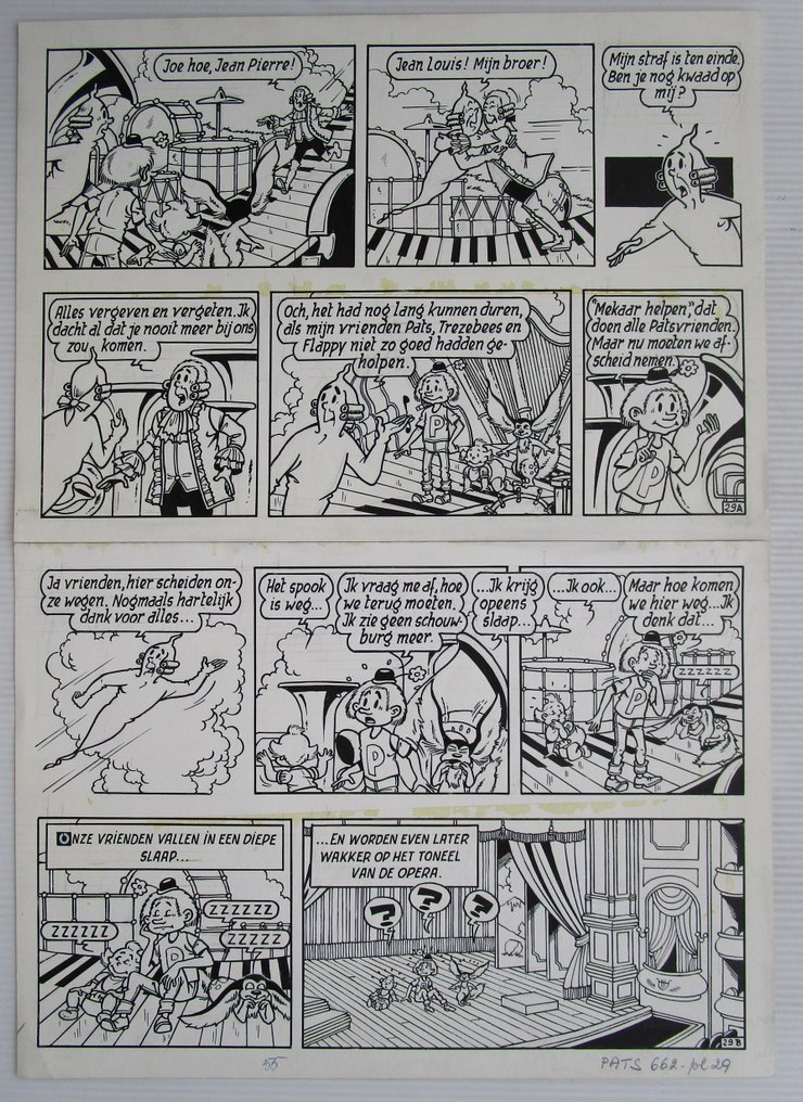 Merho - 1 Original page - Pats - Het spook van de opera - 1976 #1.0
