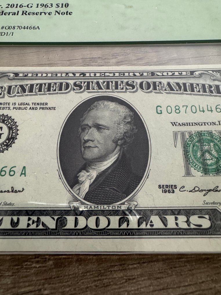 美国. - 10 Dollars 1963 - Fr #2016-G  (没有保留价) #4.3