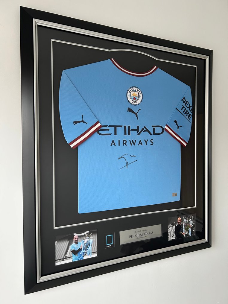 曼城 - 英格蘭足球聯賽 - Pep Guardiola - 2023 - 運動衫  #1.0