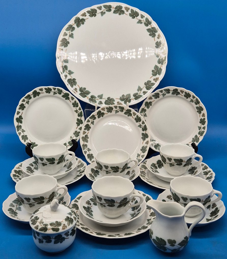 Hutschenreuther – Service „Weinlaub“ – Kaffeeservice & Speisegedeck, Germany - Coffee set - Porcelain #2.1
