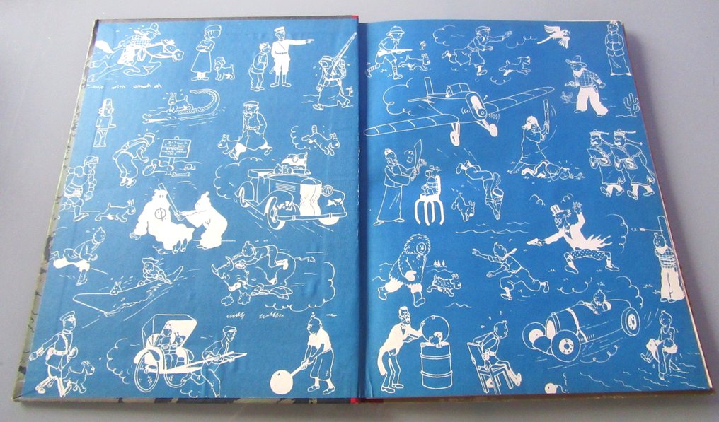 Tintin T17 - On a marché sur la lune (B11) - C - 1 Album - Πρώτη έκδοση - 1954 #3.2