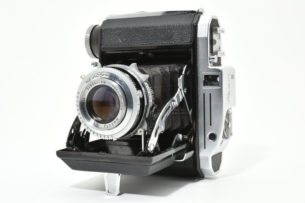 Konica Konishiroku Pearl III with Hexar 3.5/75mm | Φωτογραφική μηχανή με τηλέμετρο #1.0